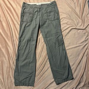LOFT- grey low waisted cargos